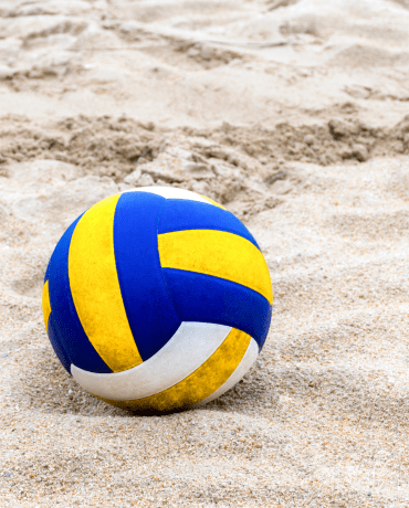volleyball de plage et ballon de volleyballl
